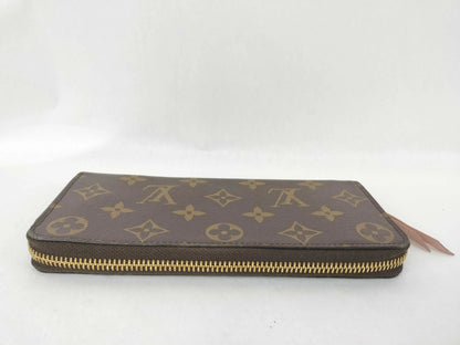 Louis Vuitton Zippy Canvas, Brown, Canvas, Wallet