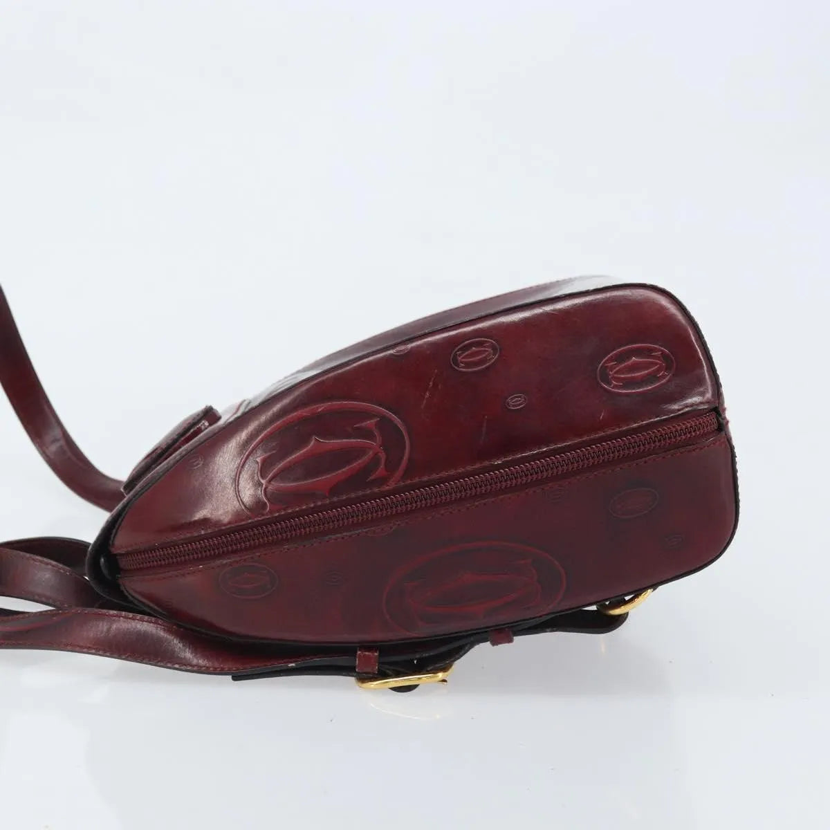 cartier Happy birthday Patent leather, Burgundy, Patent Leather, Backpack