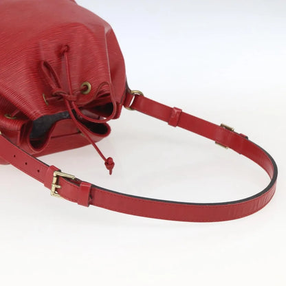 Louis Vuitton Petit Noe Epi Leather, Red, Leather, Shoulder Bag