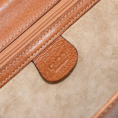 Gucci Vintage clutch Leather, Brown, Leather, Clutch