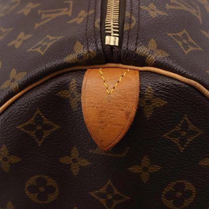 Louis Vuitton Keepall Monogram, Brown, Canvas, Travel Bag