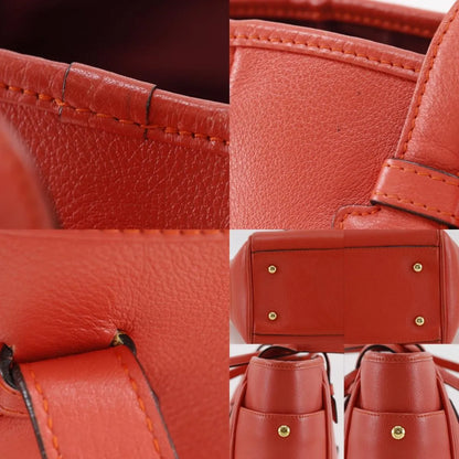 Loewe Heritage Tote Leather, Red, Leather, Tote Bag