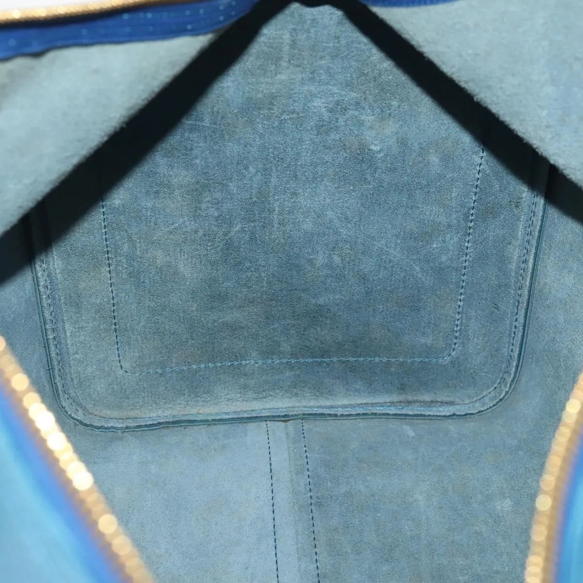 Louis Vuitton Keepall Epi Leather, Blue, Leather, Travel Bag
