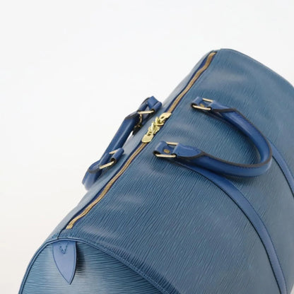 Louis Vuitton Keepall Epi Leather, Blue, Leather, Travel Bag