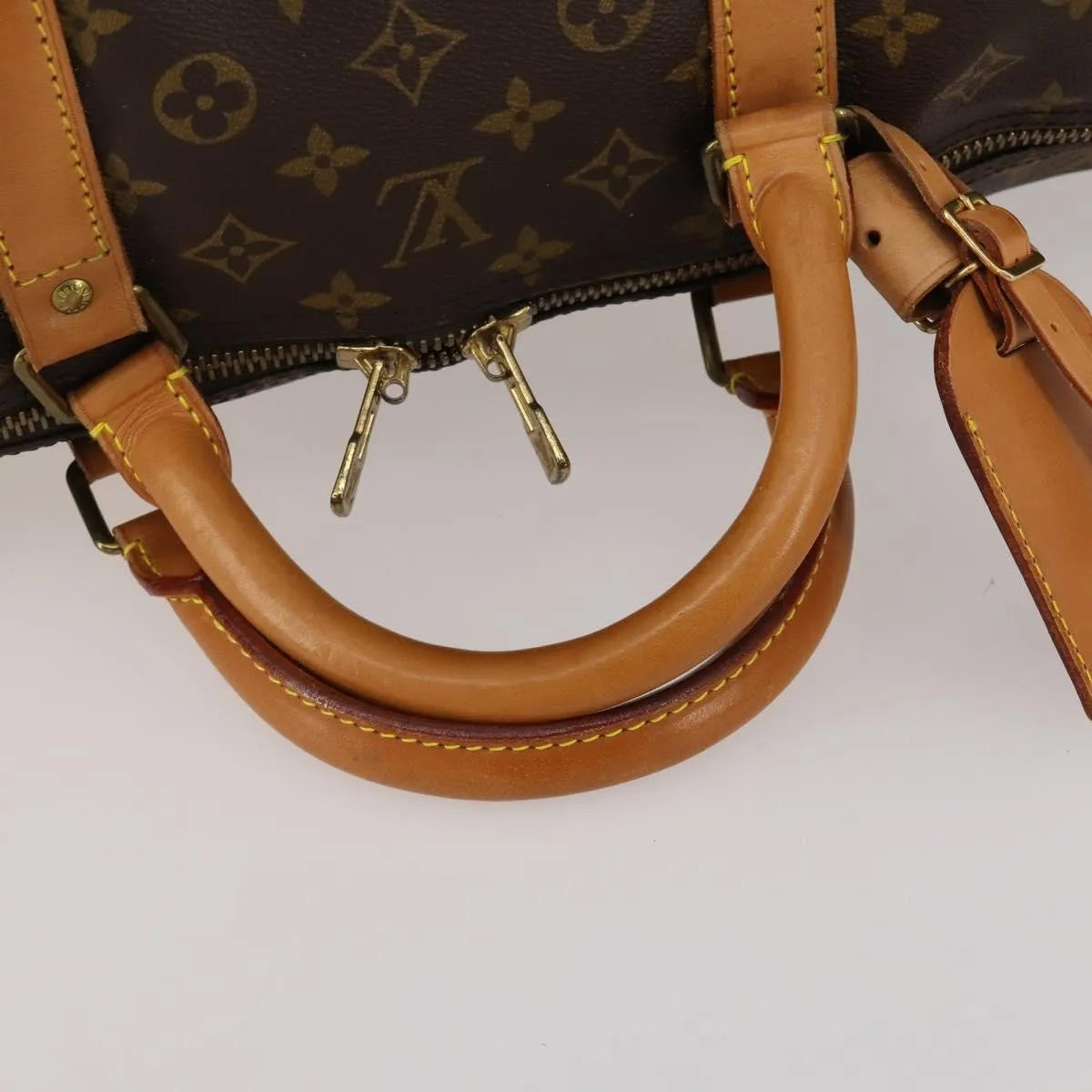 Louis Vuitton Keepall Bandouliere Monogram Canvas, Brown, Canvas, Travel Bag