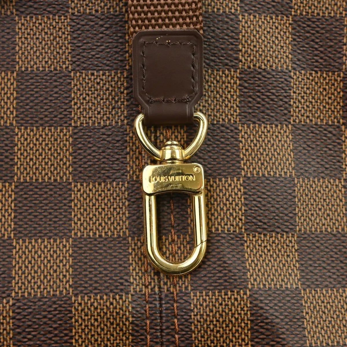 Louis Vuitton Greenwich Damier, Brown, Canvas, Handbag