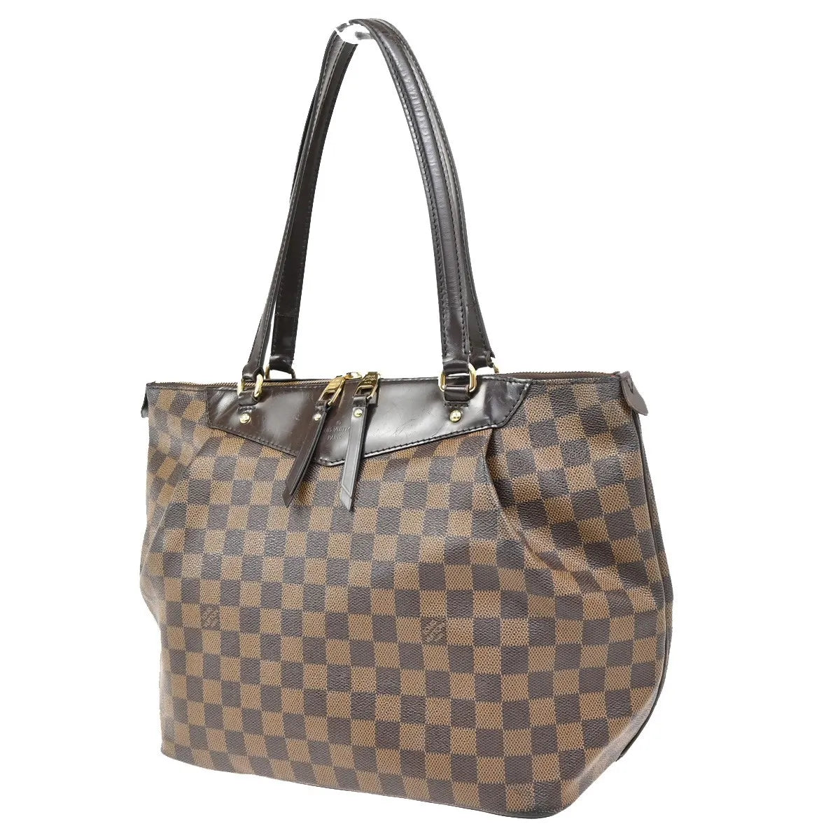 Louis Vuitton Westminster Damier, Brown, Canvas, Tote Bag