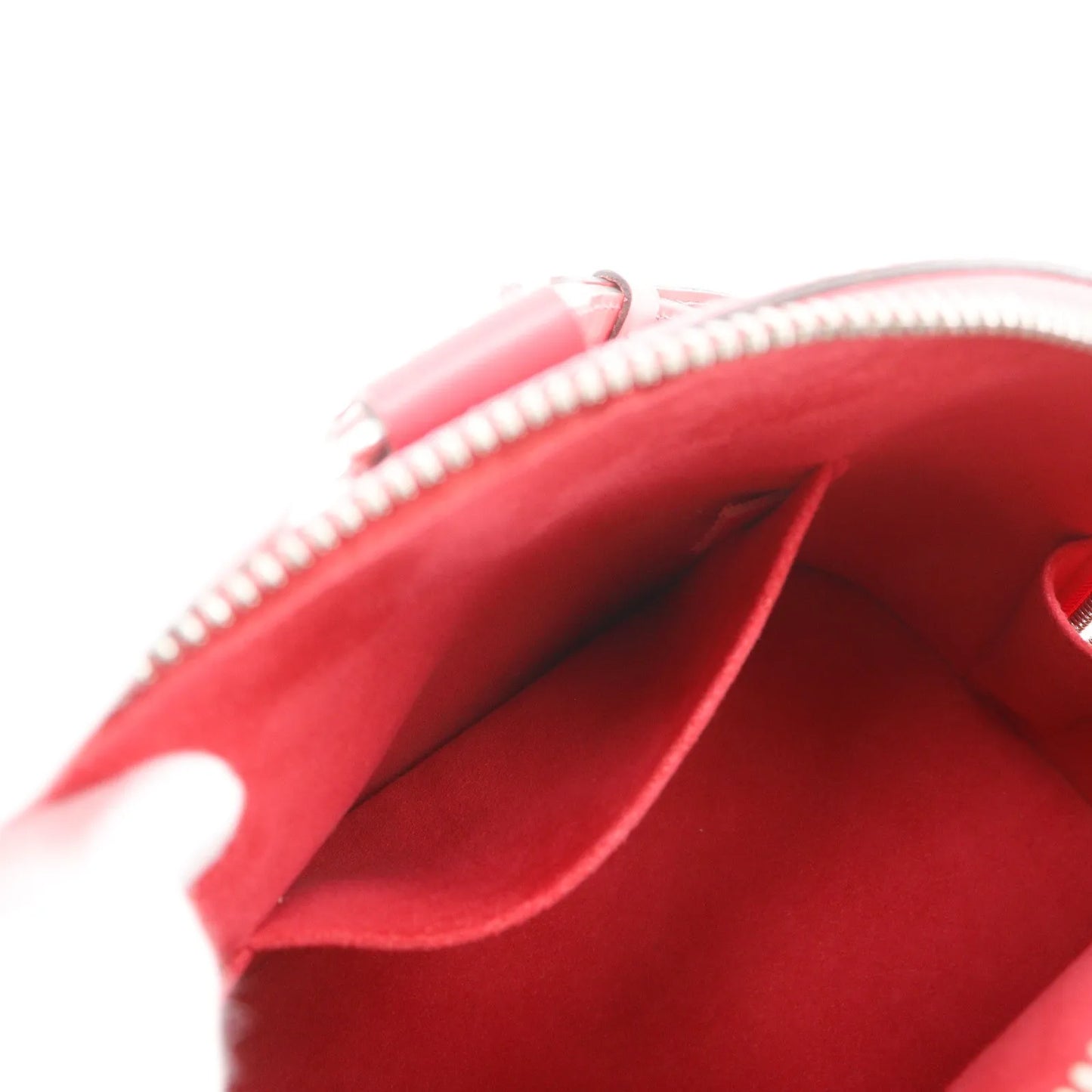 Louis Vuitton Alma Epi, Red, Leather, Handbag