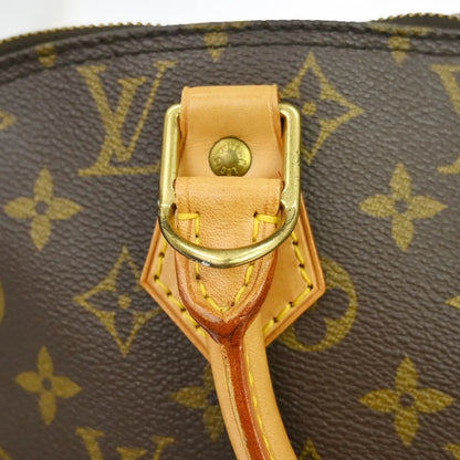 Louis Vuitton Alma Monogram, Brown, Canvas, Handbag