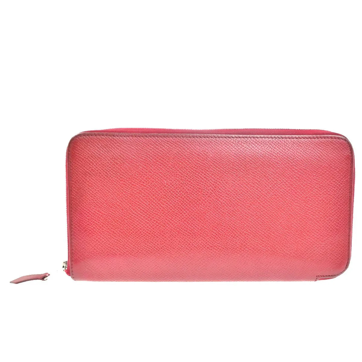 Hermes Azap Zip Around Epsom, Red, Leather, Wallet
