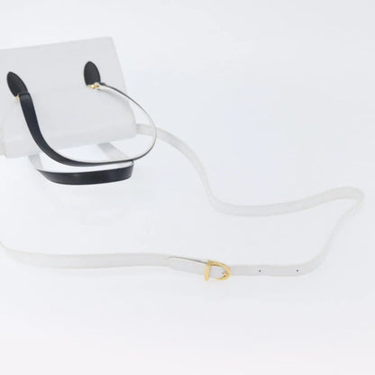Salvatore Ferragamo Vintage Top handle Leather, White, Leather, Handbag