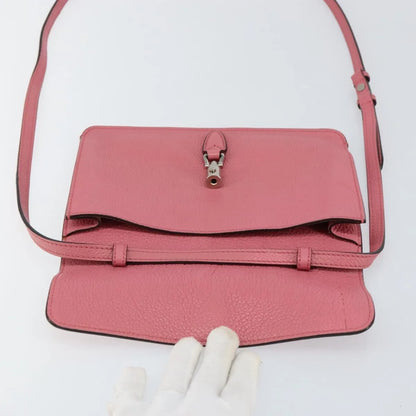 Gucci Jackie Soft Convertible Clutch Leather, Pink, Leather, Handbag