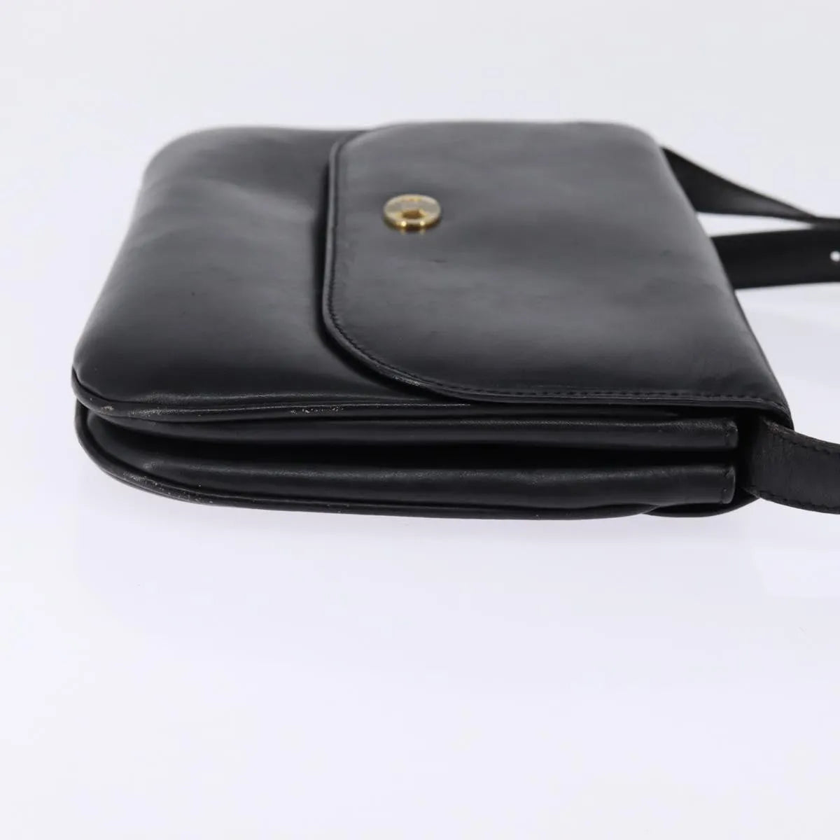 Celine Vintage Leather, Black, Leather, Shoulder Bag