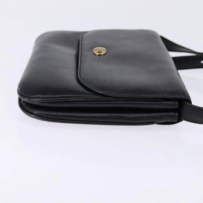 Celine Vintage Leather, Black, Leather, Shoulder Bag
