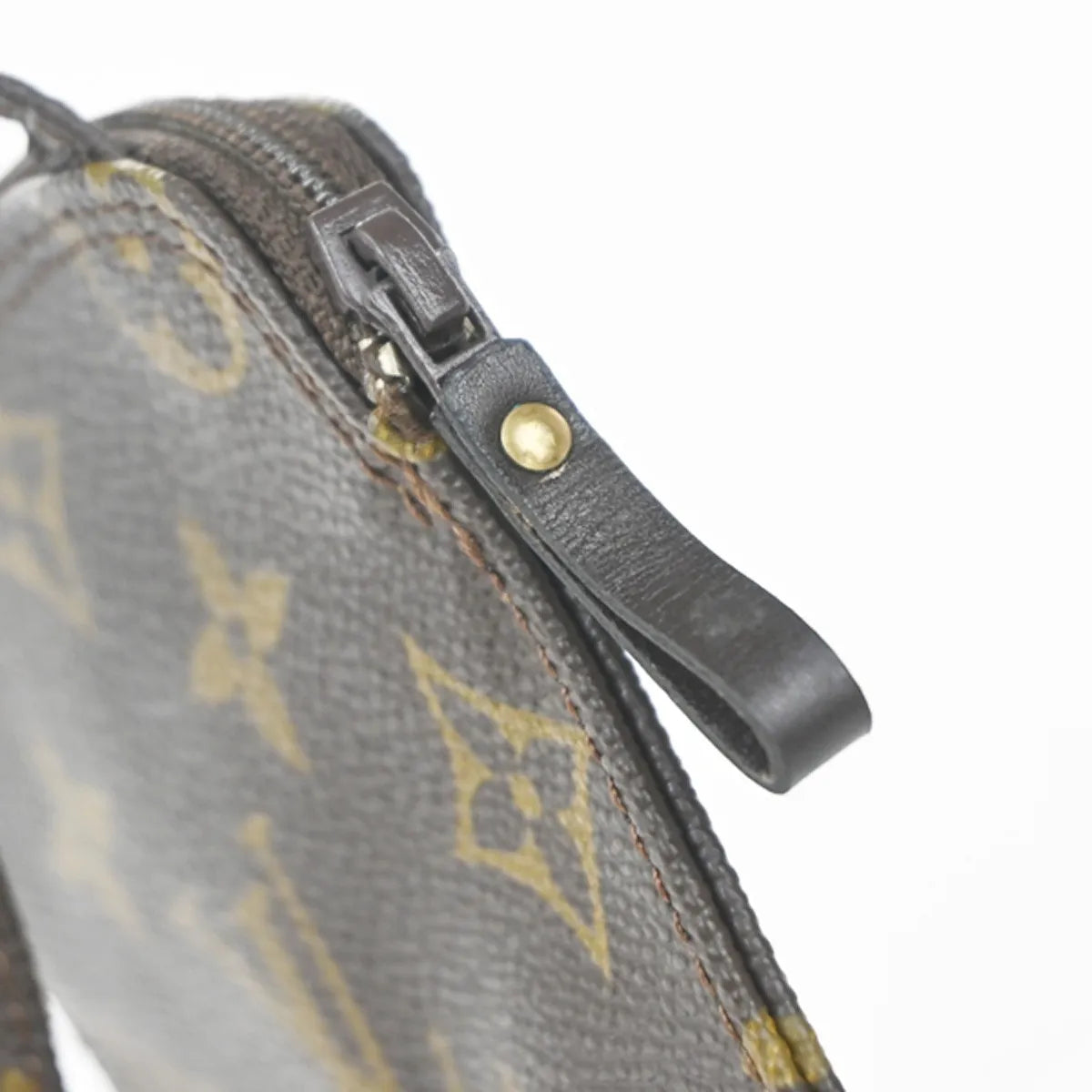 Louis Vuitton Pochette Secret Monogram canvas, Brown, Canvas, Clutch