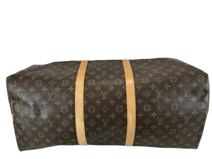 Louis Vuitton Keepall Monogram Canvas, Brown, Canvas, Travel Bag
