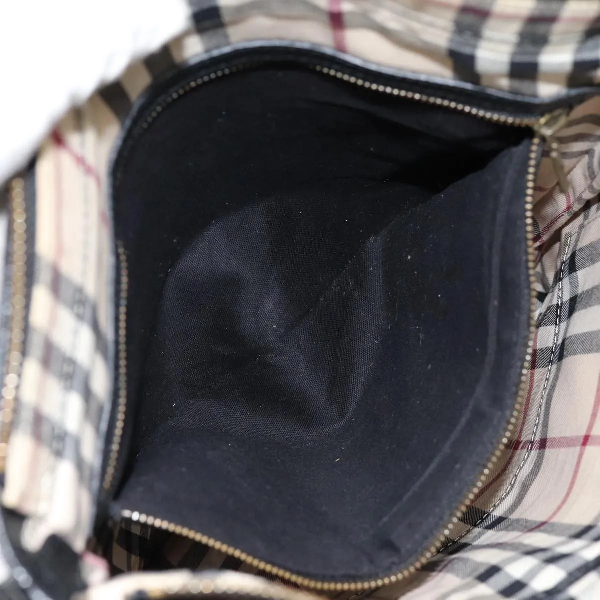 Burberry Vintage Leather, Black, Leather, Shoulder Bag