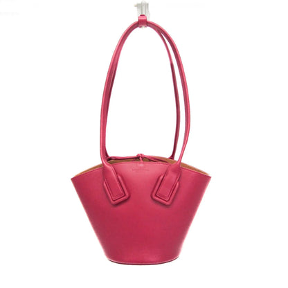 Bottega Veneta Basket Tote Leather, Pink, Leather, Tote Bag