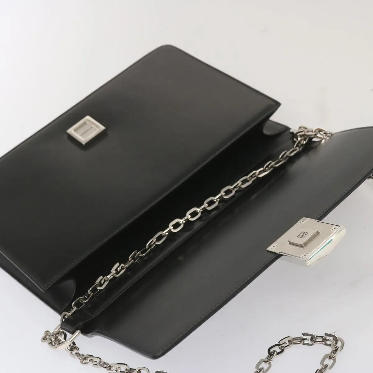 Givenchy 4G Shoulder Bag Leather, Black, Leather, Shoulder Bag