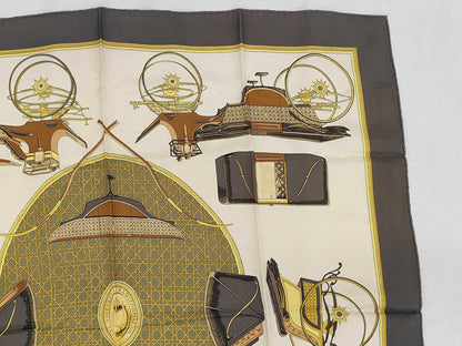 Hermes Carré 90 Silk multicolor, Multicolour, Silk, Scarf