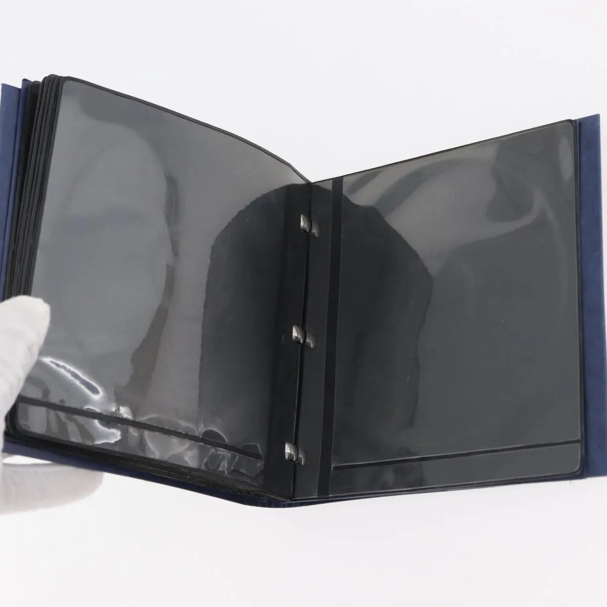 Hermes Agenda Cover Epsom, Navy, Leather, Clutch