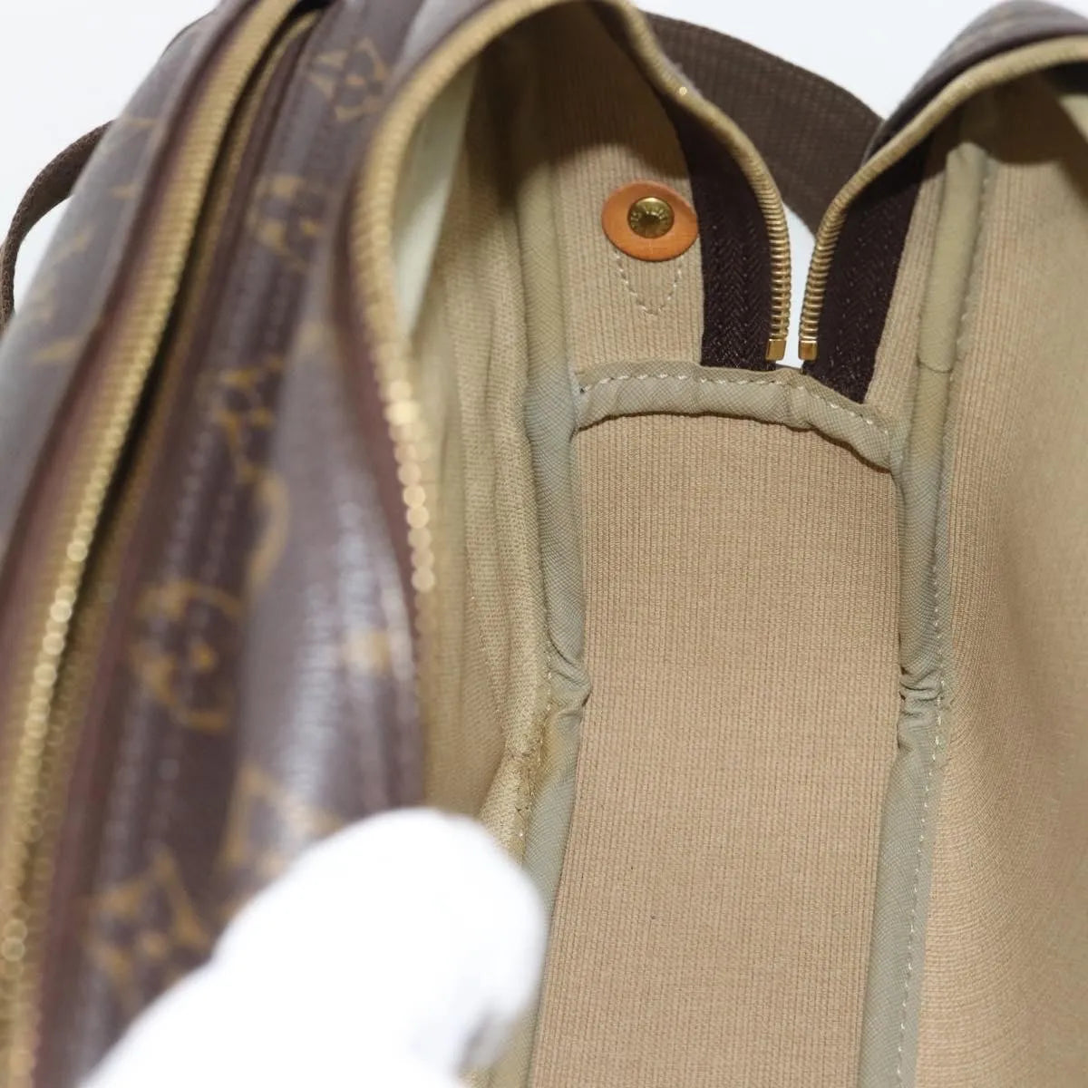 Louis Vuitton Reporter Monogram, Brown, Canvas, Shoulder Bag