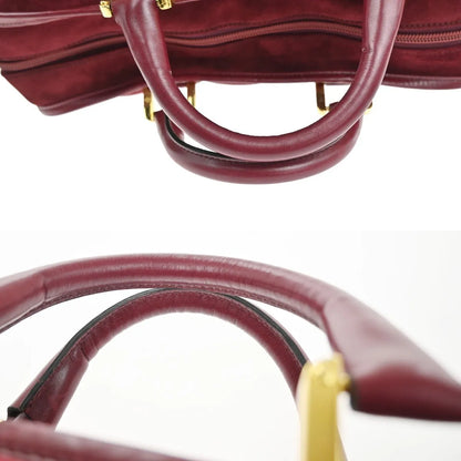 Loewe Amazona Suede, Red, Suede, Handbag