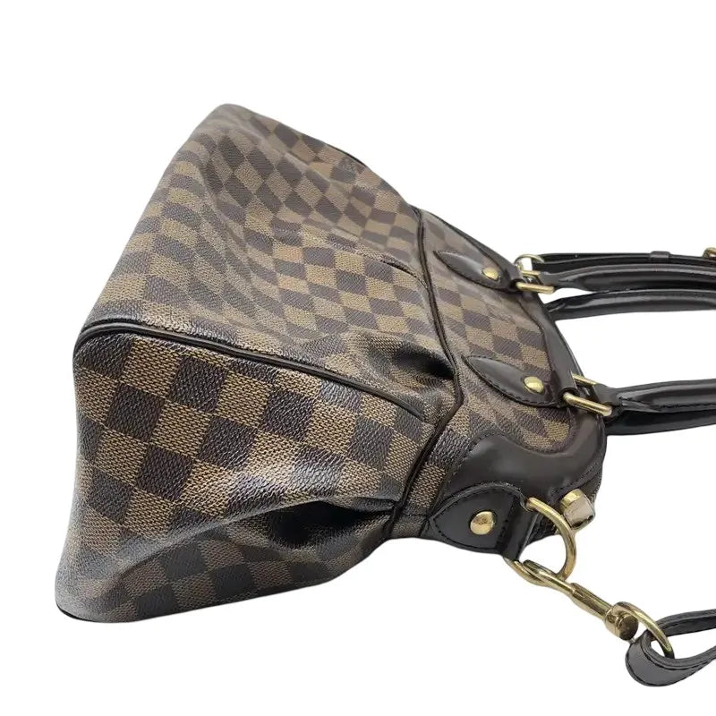 Louis Vuitton Trevi Damier Ebene, Brown, Canvas, Handbag