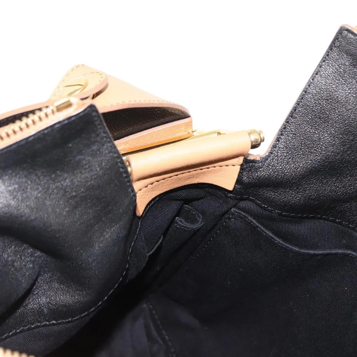 Chloe Vanessa Leather, Brown, Leather, Shoulder Bag
