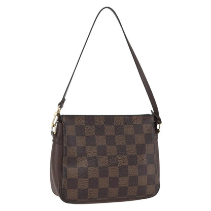 Louis Vuitton Trousse Make Up Damier Canvas, Brown, Canvas, Clutch