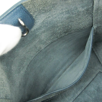 Celine Sangle Seau Calfskin, Blue, Leather, Shoulder Bag