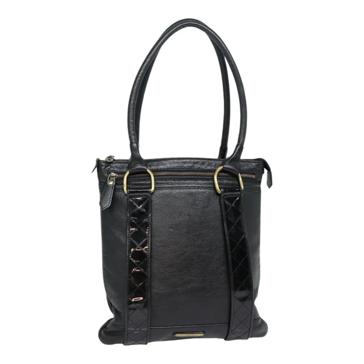 Burberry Vintage Leather, Black, Leather, Shoulder Bag