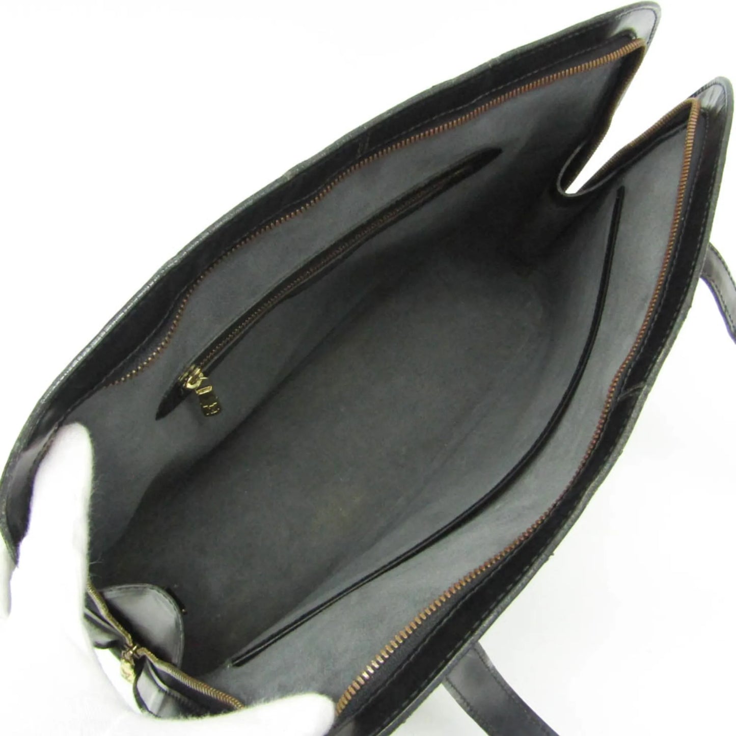 Louis Vuitton Lussac Epi Leather, Black, Leather, Shoulder Bag