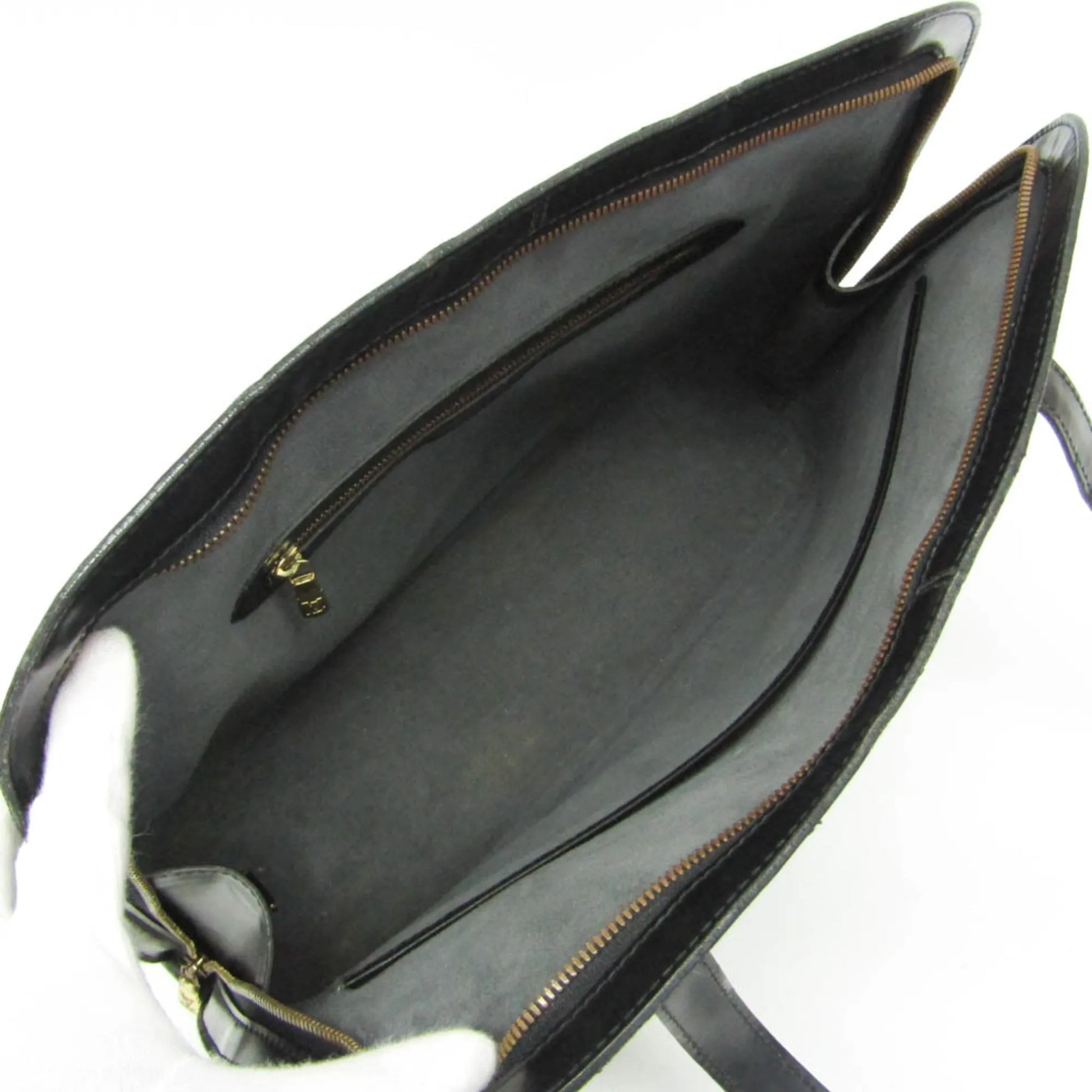 Louis Vuitton Lussac Epi Leather, Black, Leather, Shoulder Bag