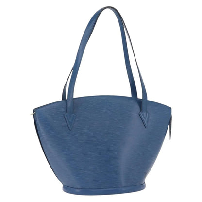 Louis Vuitton Saint Jacques Epi, Blue, Leather, Shoulder Bag