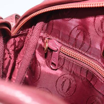 Cartier Tasseled Must de Cartier Leather, Burgundy, Leather, Shoulder Bag