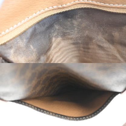 Celine Macadam Macadam with leather, Brown, PVC, Handbag