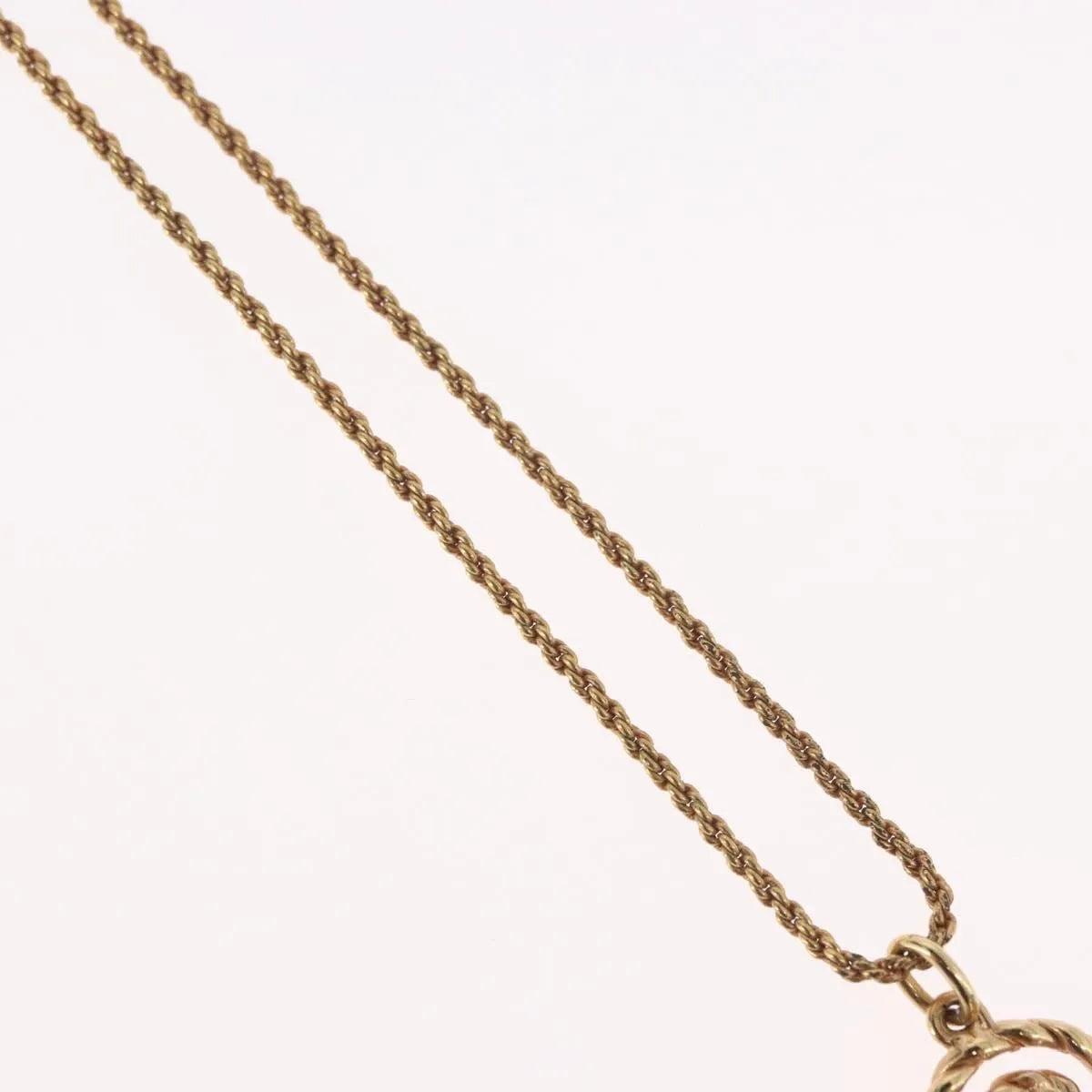 Christian Dior CD Pendant Gold-plated, Gold, Gold Plated, Necklace