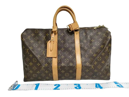 Louis Vuitton Keepall Monogram Canvas, Brown, Canvas, Travel Bag