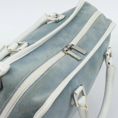 Loewe Amazona Suede, Blue, Suede, Handbag