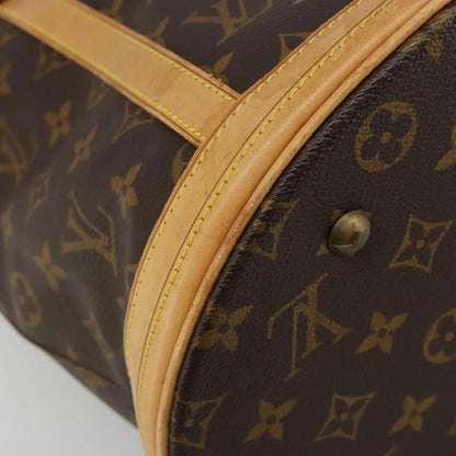 Louis Vuitton Bucket Monogram Canvas, Brown, Canvas, Tote Bag