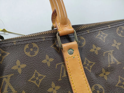 Louis Vuitton Keepall Monogram Canvas, Brown, Canvas, Travel Bag