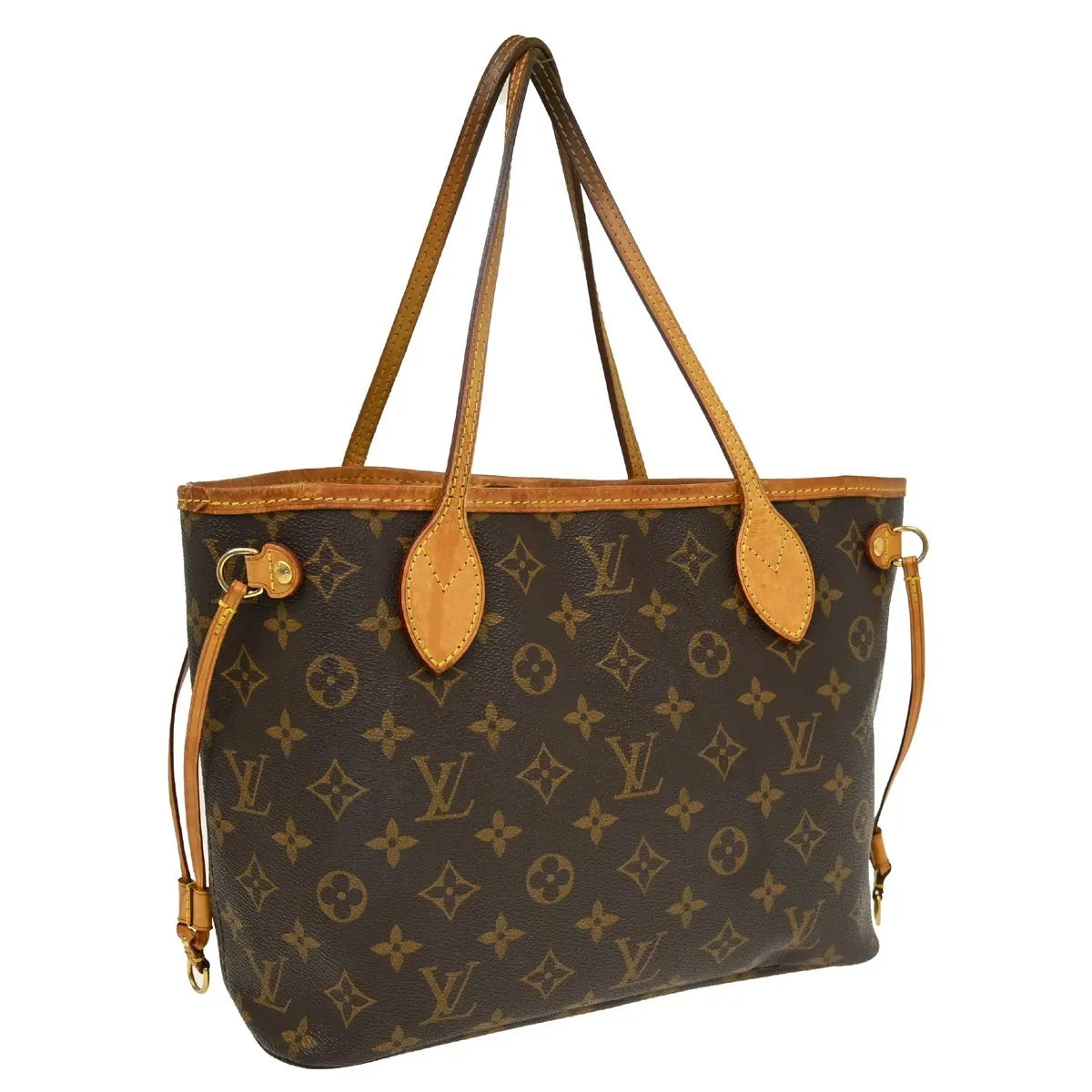 Louis Vuitton Neverfull Monogram, Brown, Canvas, Tote Bag