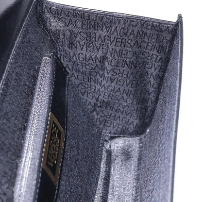 Versace Vintage Leather, Black, Leather, Handbag