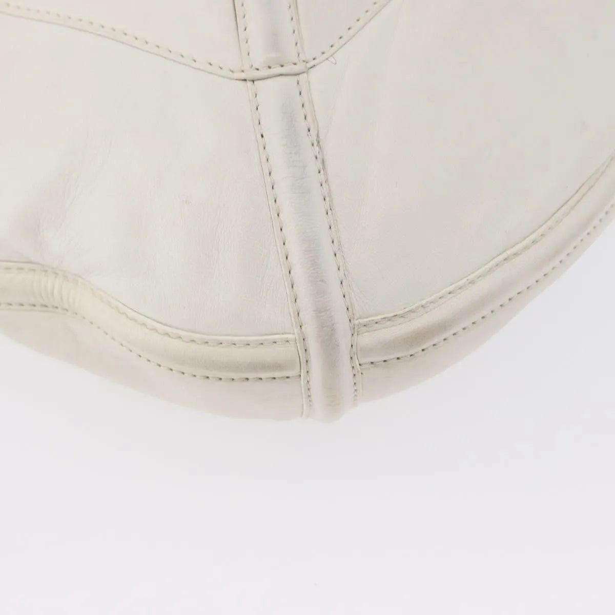 Loewe Anagram Leather, White, Leather, Shoulder Bag
