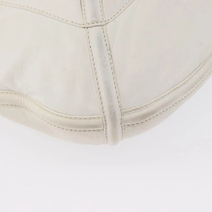 Loewe Anagram Leather, White, Leather, Shoulder Bag