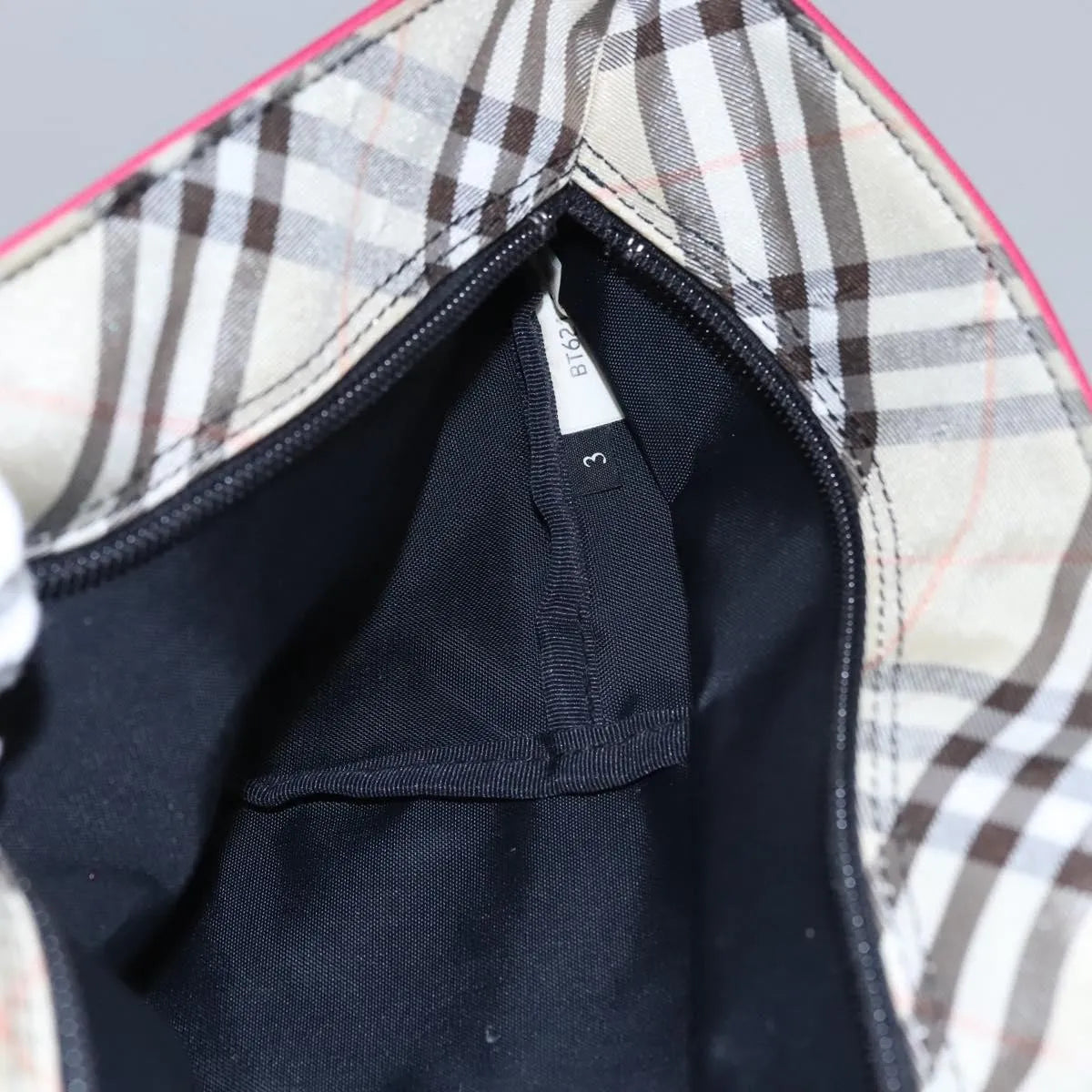 Burberry Blue Label Nylon, Pink, Nylon, Tote Bag