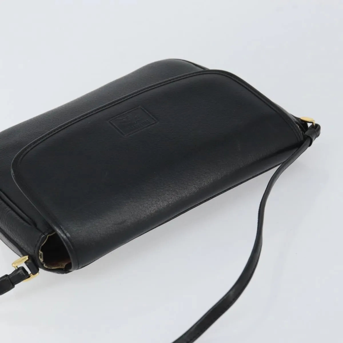Burberry Vintage Leather, Black, Leather, Shoulder Bag