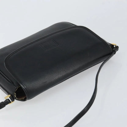 Burberry Vintage Leather, Black, Leather, Shoulder Bag