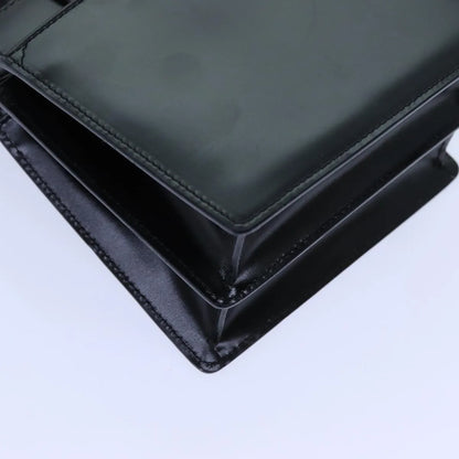 Bvlgari Handbag Leather, Black, Leather, Handbag